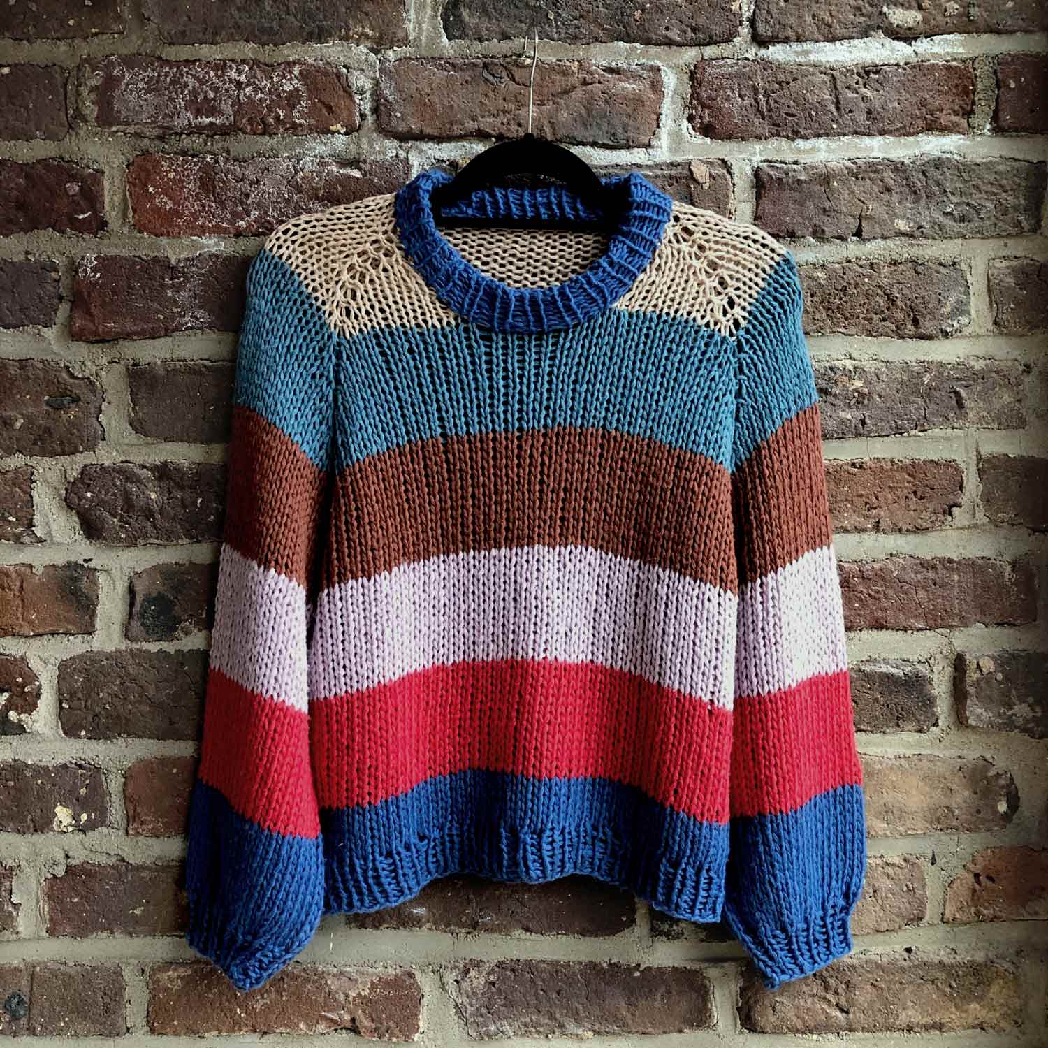 PATTERN | TOPSY TURVY RAINBOW PULLOVER