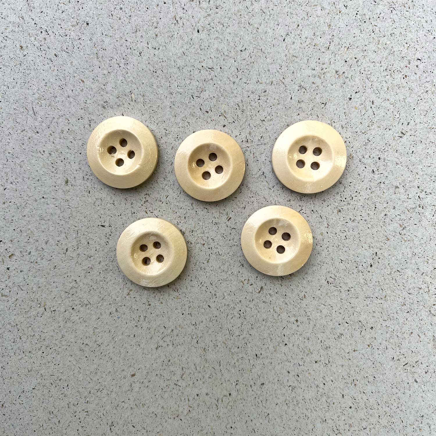 BOTONES DE MADERA Set 5x