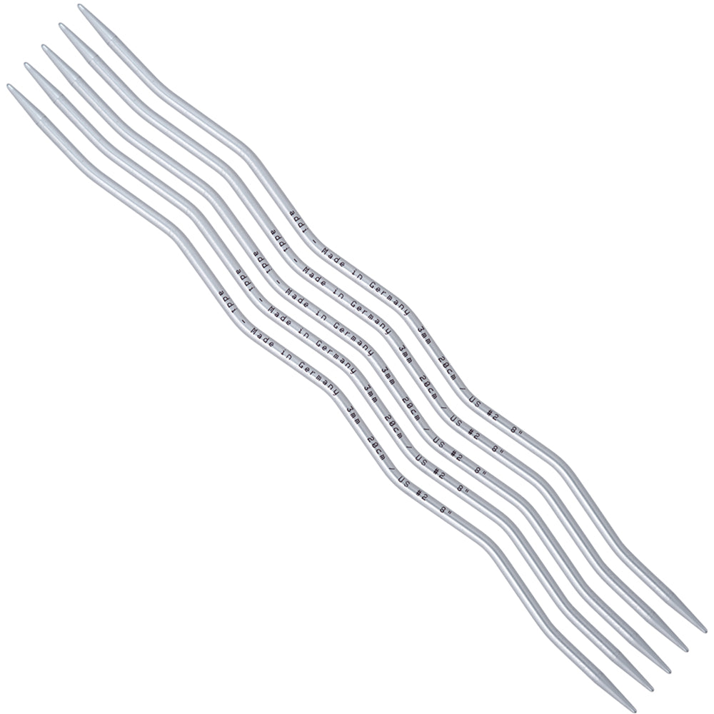 addiCraSySnake Lace Aiguilles à Double Pointe – 15 et 20 cm (2–4,5 mm)