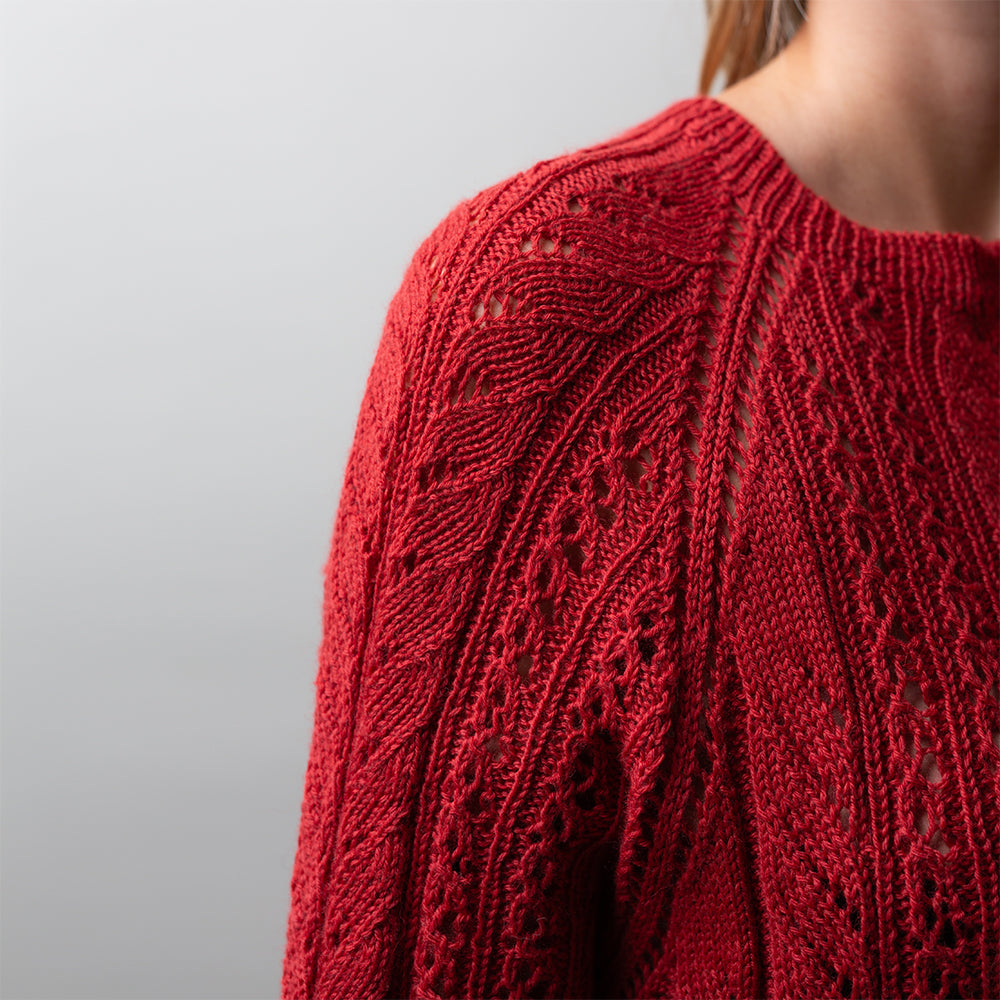 MODÈLE | LACE FLOW SWEATER