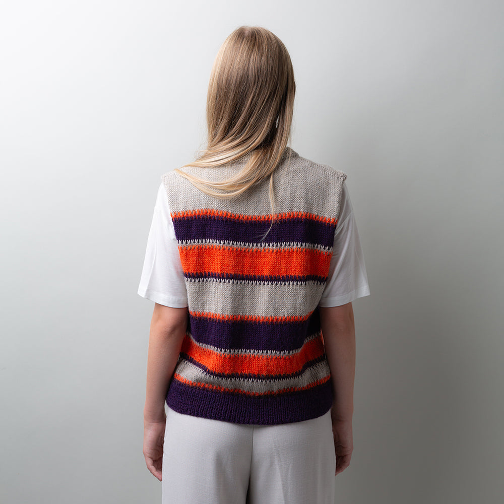 PATTERN | SLIPPED COLOR VEST