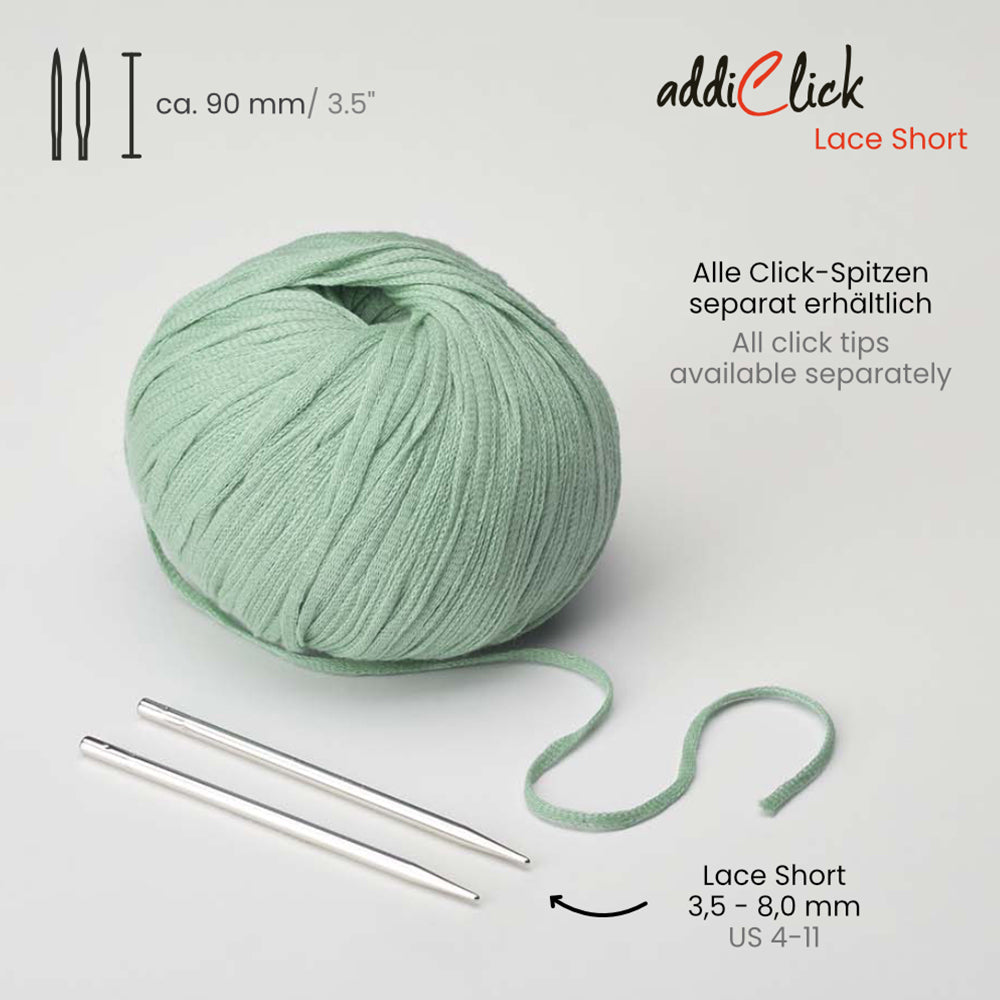 Puntas Cortas addiClick Lace (3,5–8 mm)