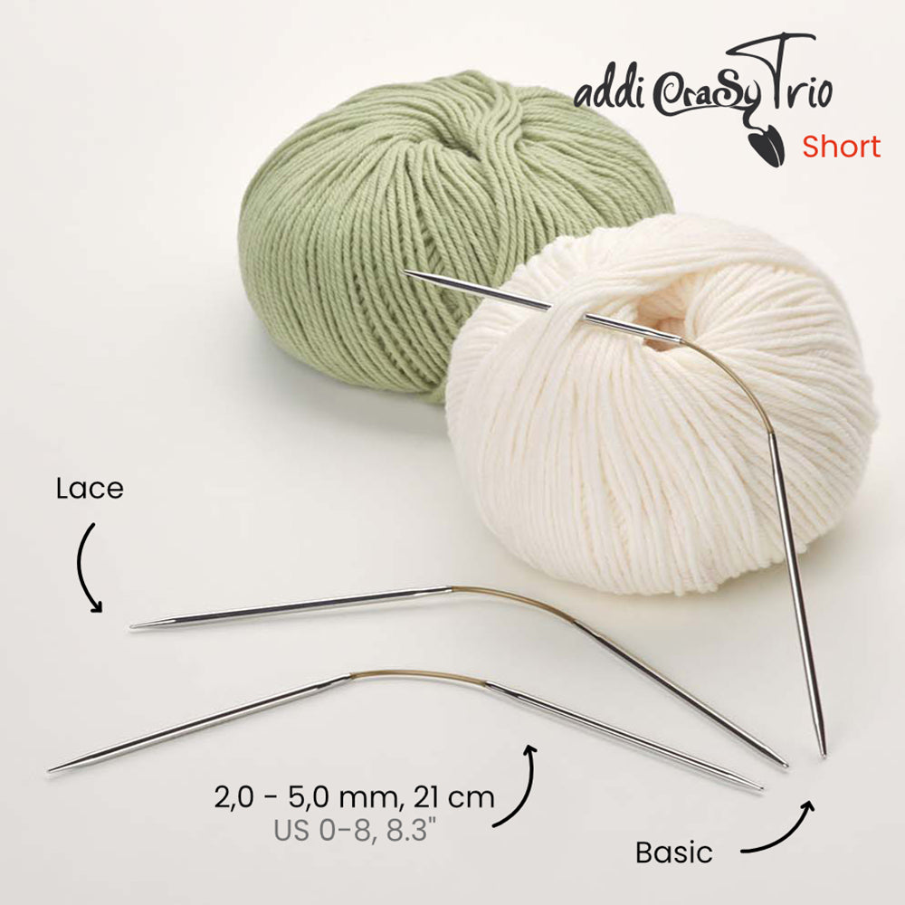 addiCraSyTrio Short - einzeln 21 cm (2 - 5 mm)