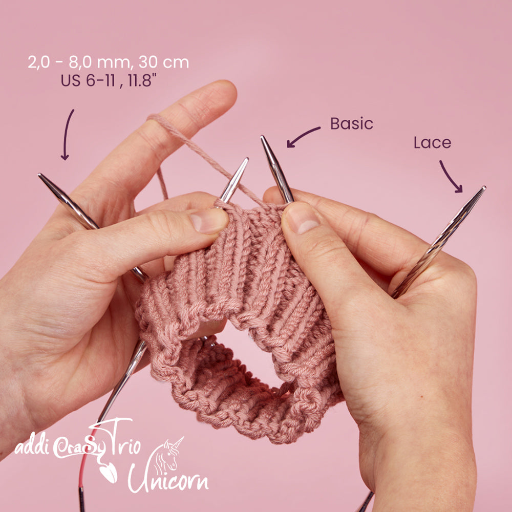 addiCraSyTrio Unicorn Long – unidad 30 cm (2–5 mm)