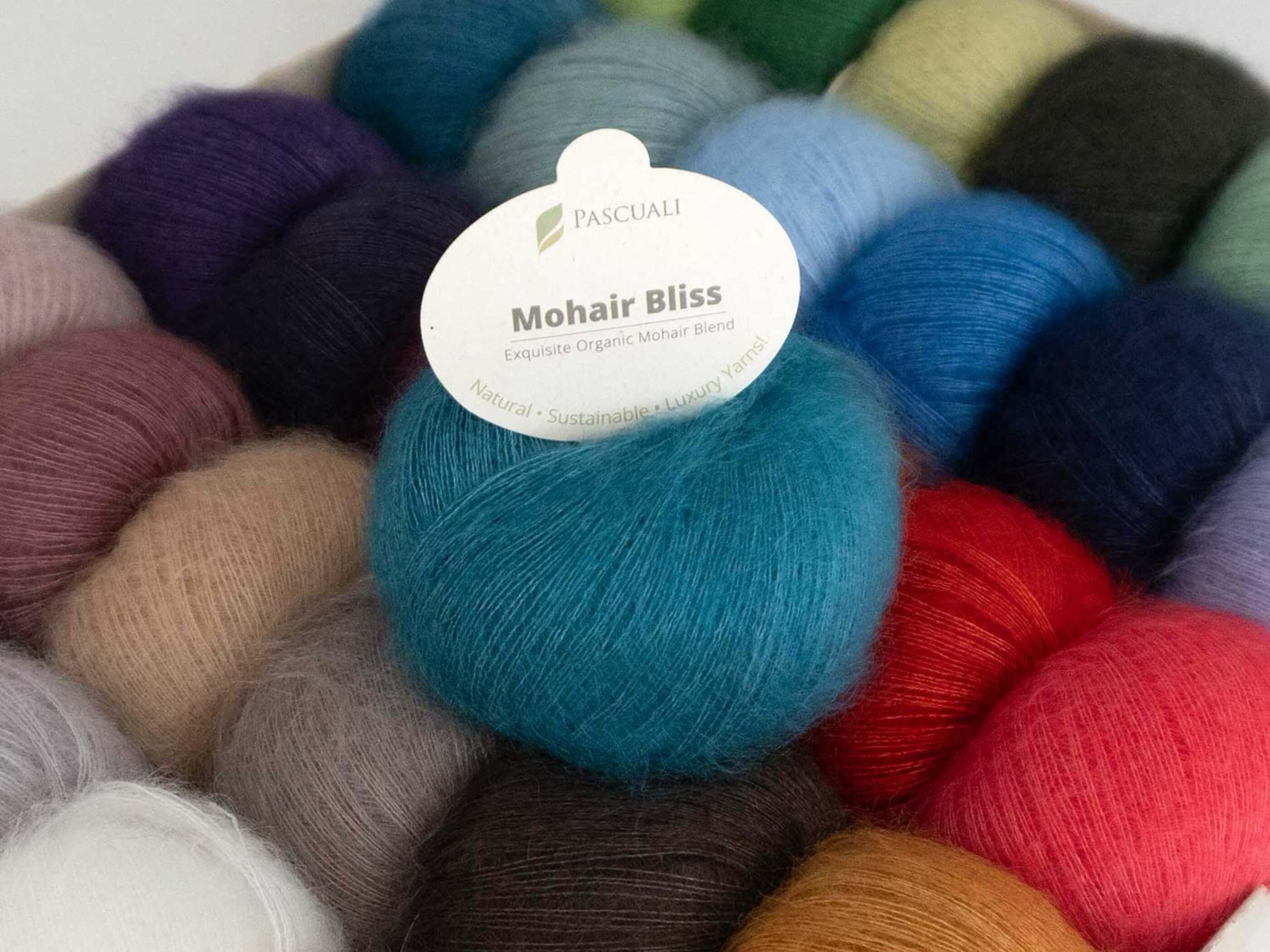 Auf die Nadeln geschaut: Mohair Bliss