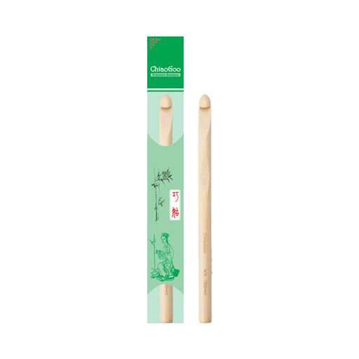 ChiaoGoo Aguja de Ganchillo de Bambú Natural - 3,5–25 mm