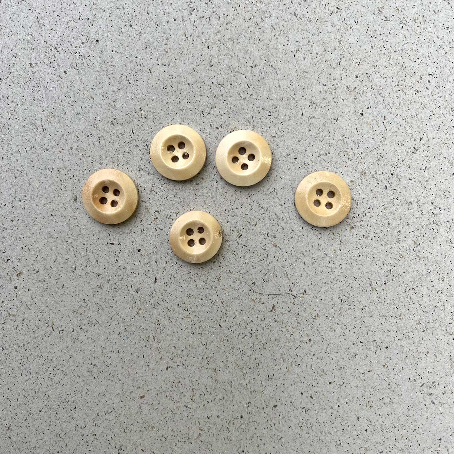BOTONES DE MADERA Set 5x