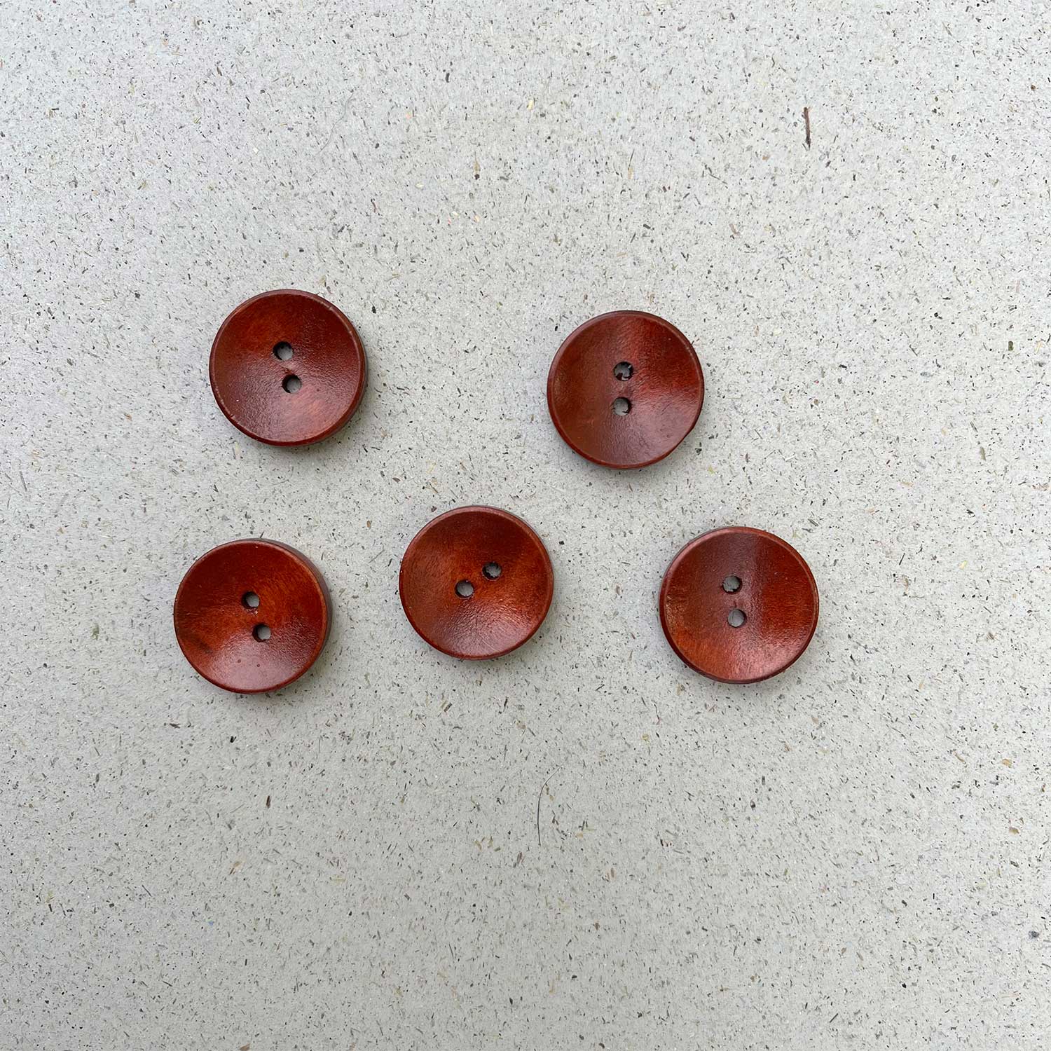 BOTONES DE MADERA Set 5x