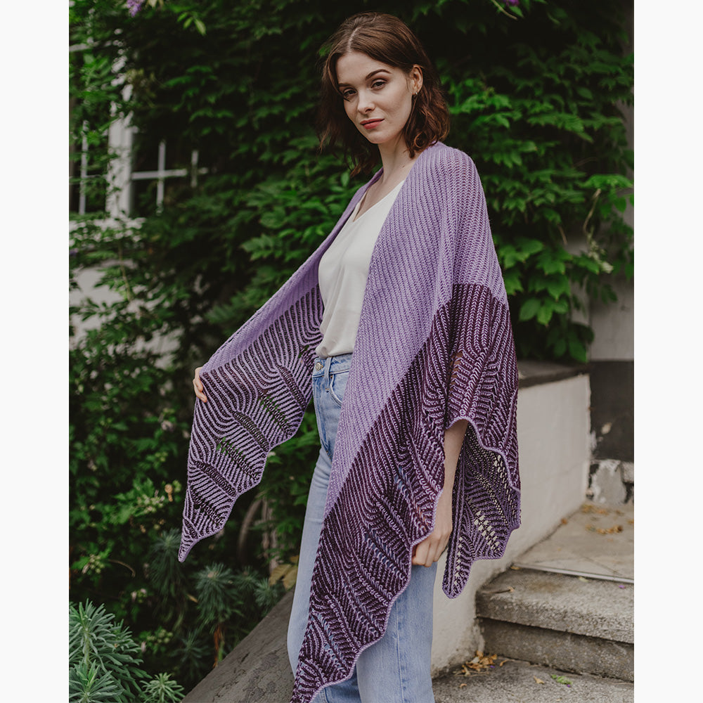MODÈLE | CHÂLE VISTERIA