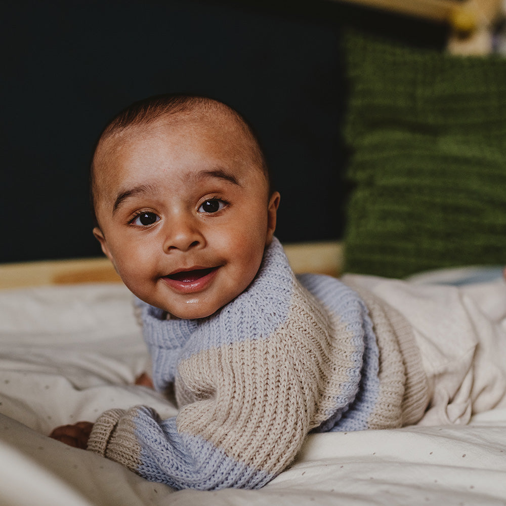 STRICKANLEITUNG | BABY PULLOVER PEPITO