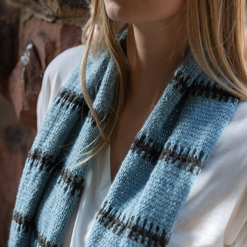 PATRÓN | SLIP LINES SCARF
