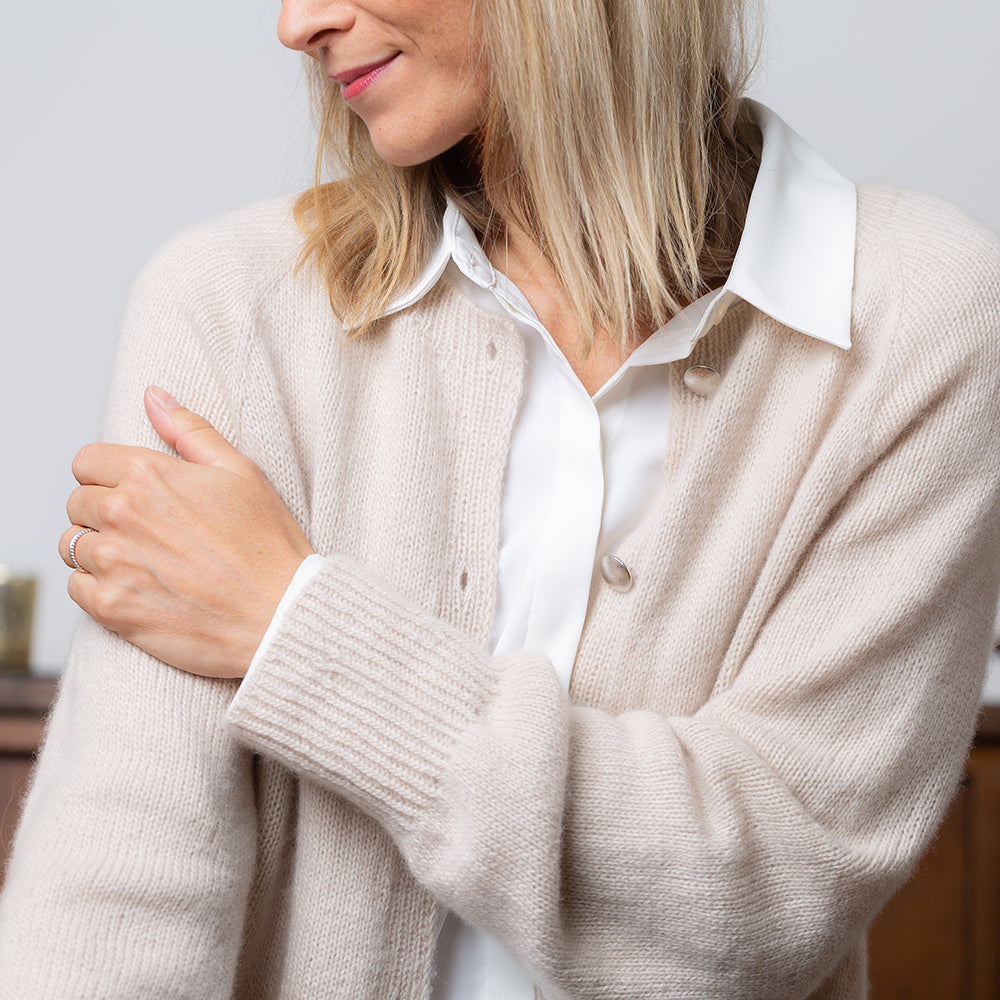 PATTERN | VELVET LINE CARDIGAN