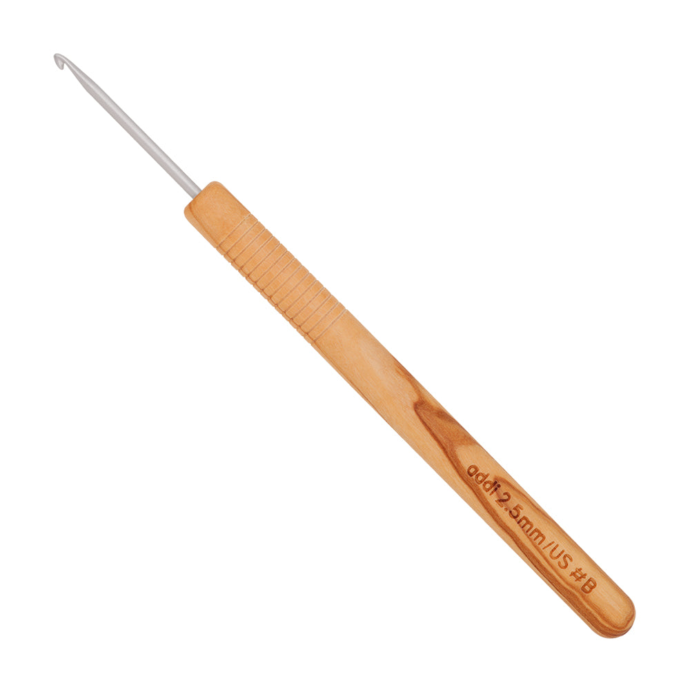 addiNature Olive Wood Crochet – 15 et 17,5 cm (2–8 mm)