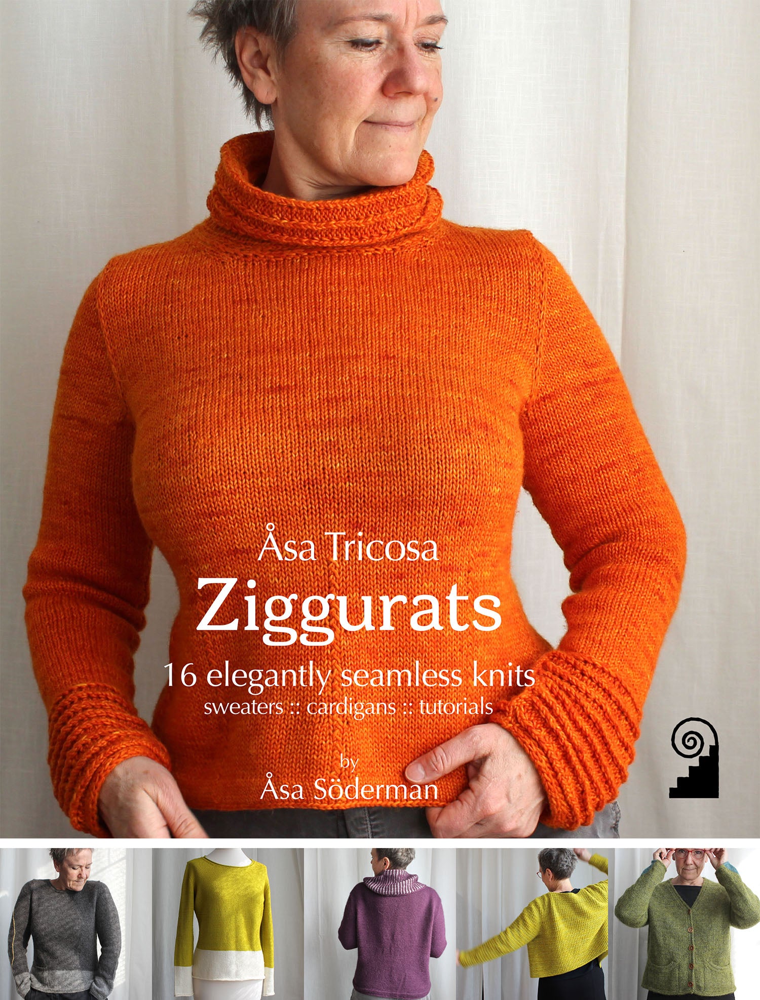Libro Ziggurats · 16 Tejidos Elegantes y Sin Costuras de Åsa Tricosa