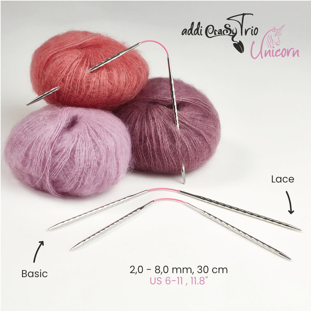 addiCraSyTrio Unicorn Long – unidad 30 cm (2–5 mm)